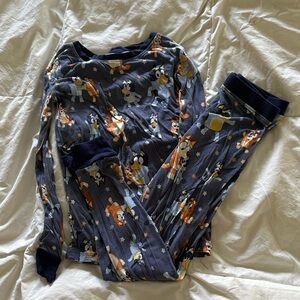 Little Sleepies Bluey Pajamas Set - Navy